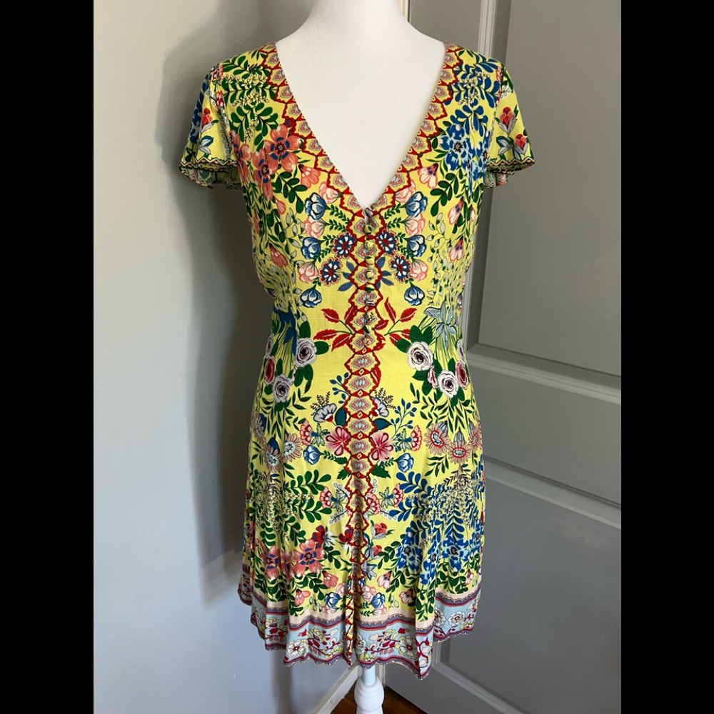 ALICE + OLIVIA Hadley Floral Mini Fit & Flare Dress